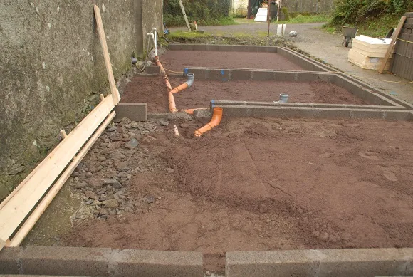Laying Groundwork for the Extension — photograph 12