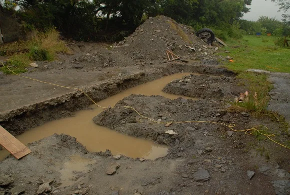 Laying Groundwork for the Extension — photograph 4