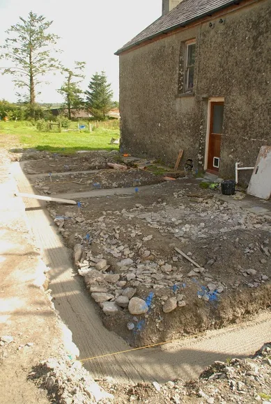 Laying Groundwork for the Extension — photograph 7