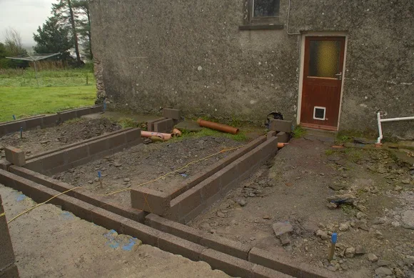 Laying Groundwork for the Extension — photograph 9