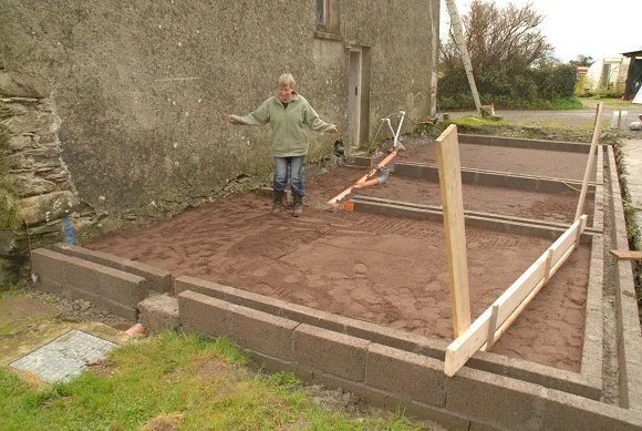 Laying Groundwork for the Extension — photograph 13